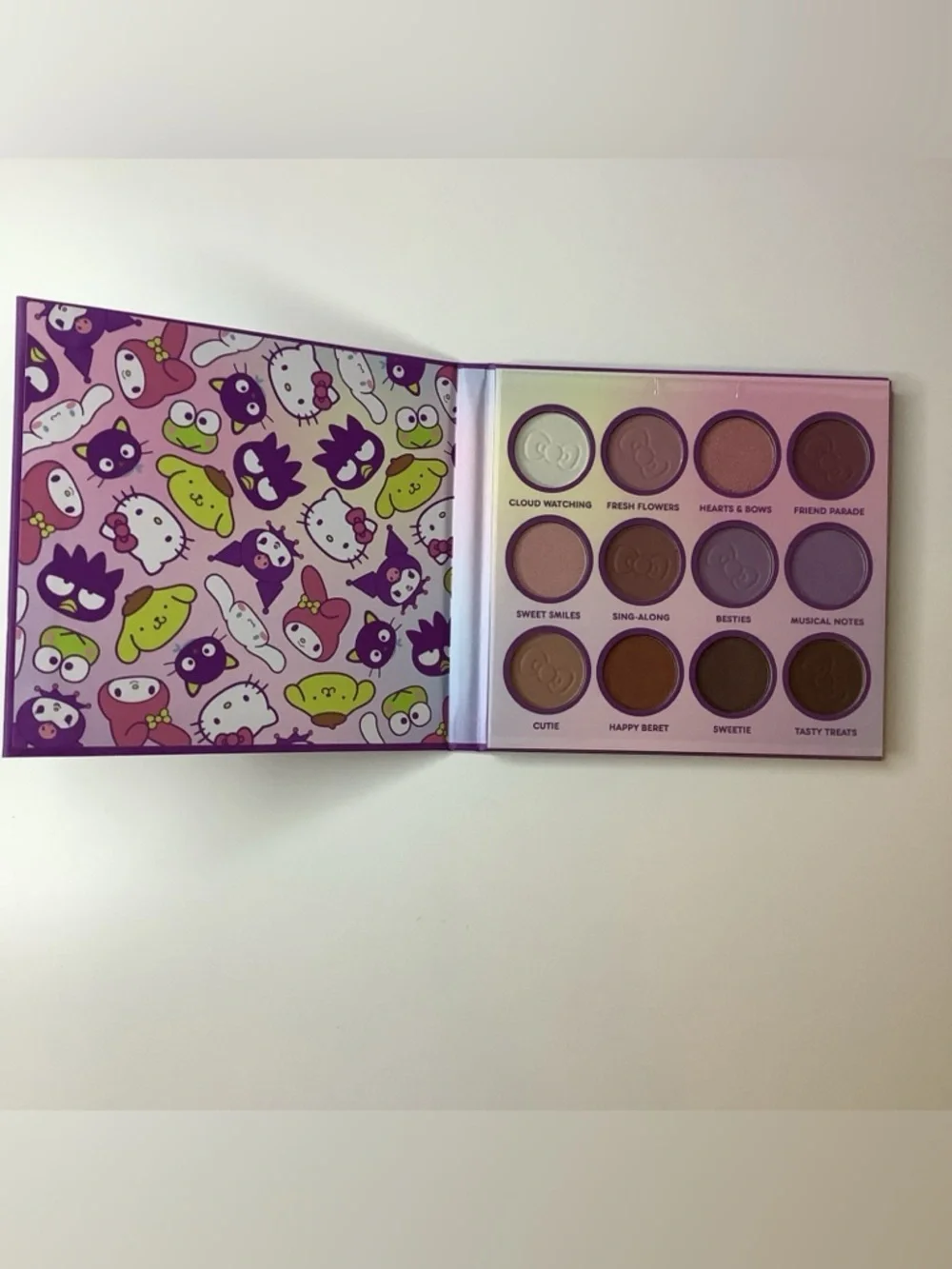 Hello Kitty Eye Shadow Palette, Gel Nail Strip Kit & 2 Sets of Eye Patches. New